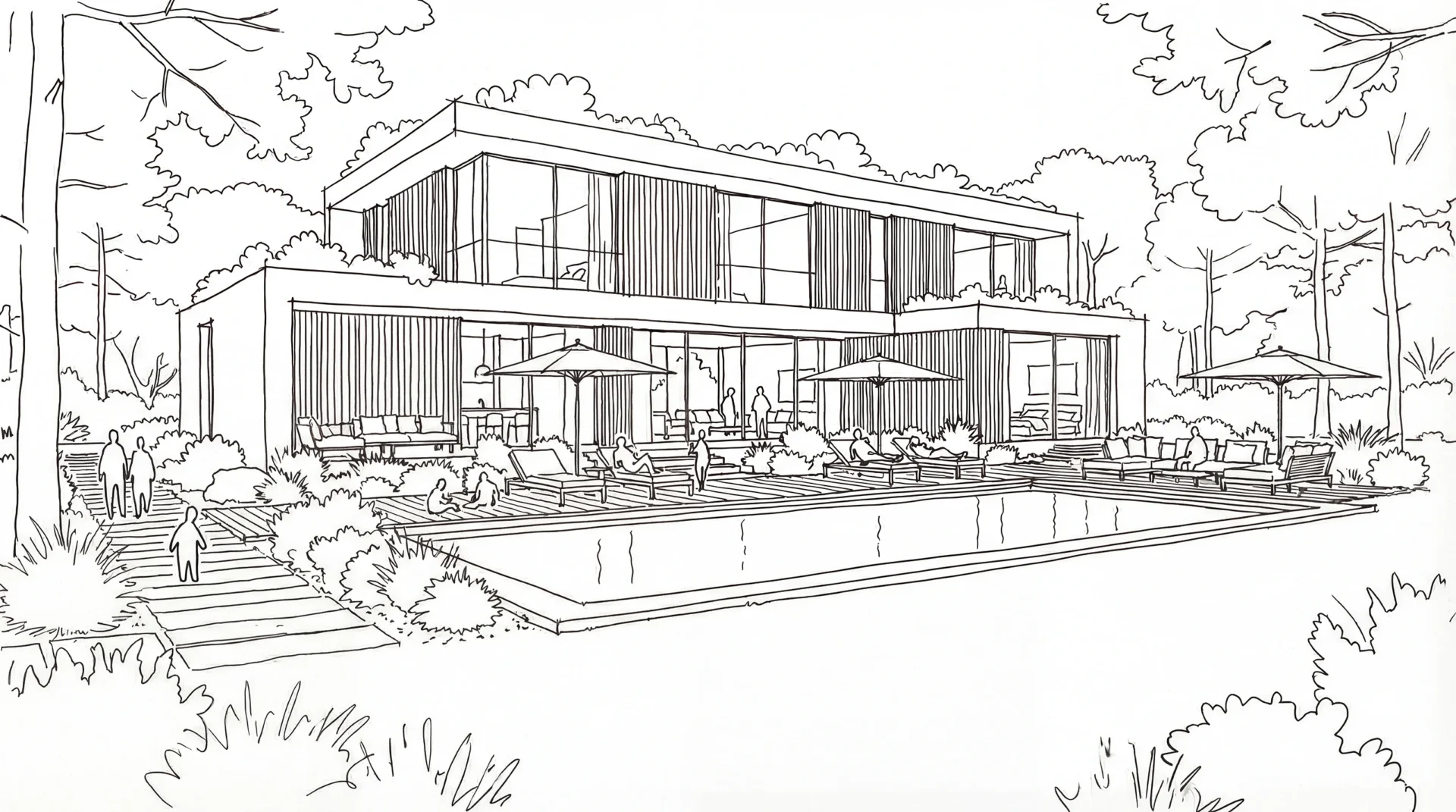 Casa Boadilla, project view 3