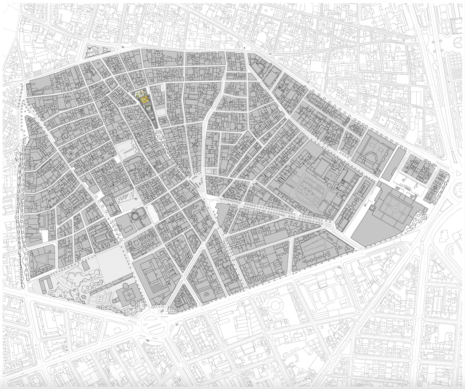 Intervention in Lavapiés, project view 4